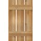 Ekena Millwork Spaced Board-n-Batten Shutters, Rough Sawn Western Red Cedar, 17 1/8W x 29H, PR RBS06S17X029RWR - alternate 4